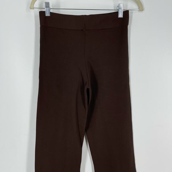 Zara Brown Wide Leg Leggings Women’s Size Medium - Picture 4 of 7